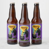 Étiquette Pour Bouteilles De Bière Halloween Witch (Bouteilles)