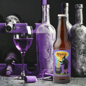 Étiquette Pour Bouteilles De Bière Halloween Witch