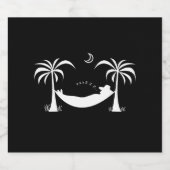 Étiquette Pour Bouteilles De Bière Hamac à neige (Étiquettes simples)