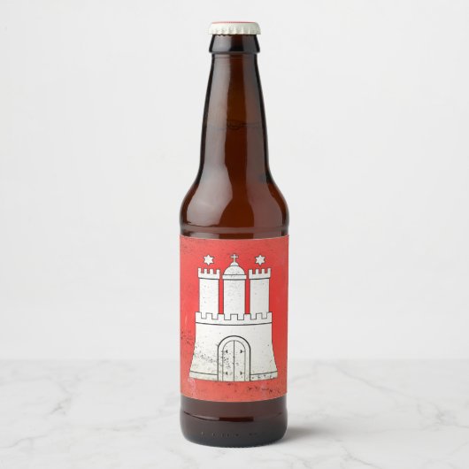 Étiquette Pour Bouteilles De Bière Hambourg (Devant)