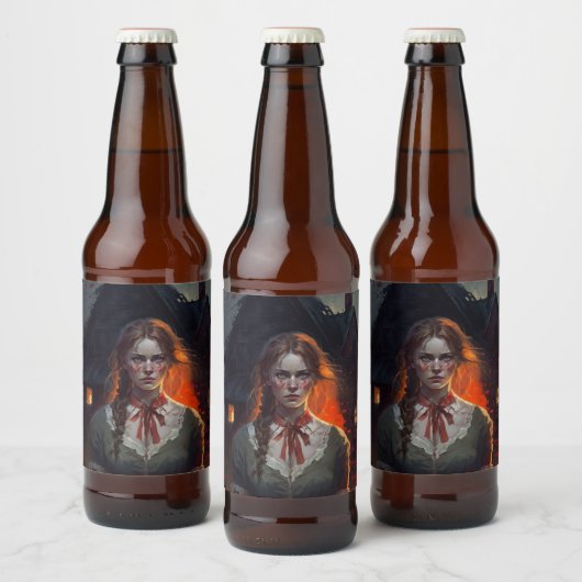Étiquette Pour Bouteilles De Bière Haunting house (Bouteilles)