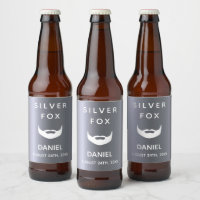 Hommes à la barbe d'anniversaire de renard d'argen