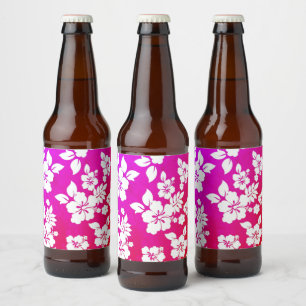Étiquette Pour Bouteilles De Bière Impression hawaïenne