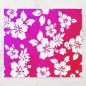 Étiquette Pour Bouteilles De Bière Impression hawaïenne (Étiquettes simples)