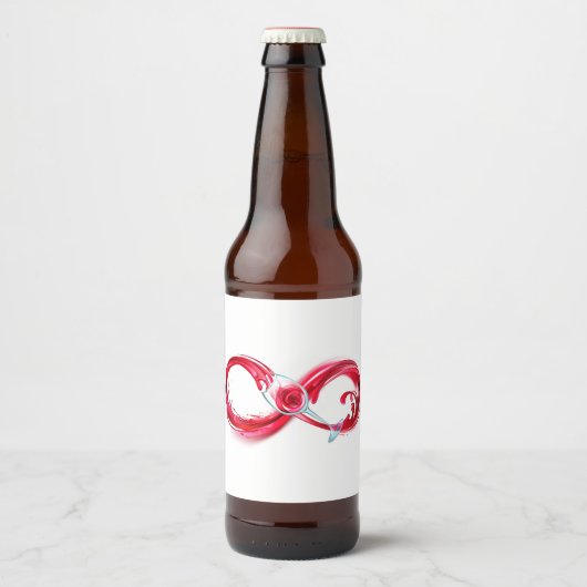 Étiquette Pour Bouteilles De Bière Infinity (Devant)