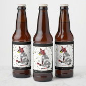 Étiquette Pour Bouteilles De Bière Jouer dur, vide (Bouteilles)