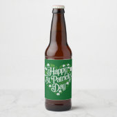 Étiquette Pour Bouteilles De Bière Joyeuse Saint-Patrick  (Devant)