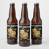 Étiquette Pour Bouteilles De Bière Joyeux anniversaire Leo (Bouteilles)