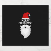 Étiquette Pour Bouteilles De Bière Joyeux Noël Père Noël Noël Noël (Étiquettes simples)