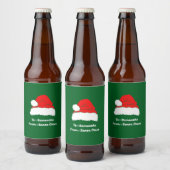 Étiquette Pour Bouteilles De Bière Joyeux Noël simple (Bouteilles)