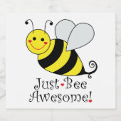 Étiquette Pour Bouteilles De Bière Juste Avoir Awesome Bumble Bee (Étiquettes simples)