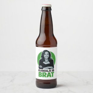 Étiquette Pour Bouteilles De Bière Kamala est un sarcastique amusant