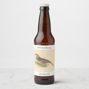 Étiquette Pour Bouteilles De Bière La larve de l'Est (Stourne ella magna) NY Birds