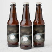 Étiquette Pour Bouteilles De Bière L'art céleste de la lune d'hiver (Bouteilles)