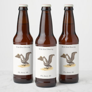 Étiquette Pour Bouteilles De Bière Le pélican Brown (Pelecanus occidentalis) NY Bird