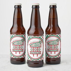 Étiquette Pour Bouteilles De Bière Le plus grand marquee de fête d'anniversaire au mo