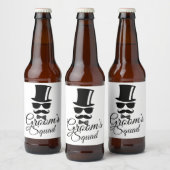 Étiquette Pour Bouteilles De Bière L'équipe de Groom (Bouteilles)