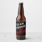 Étiquette Pour Bouteilles De Bière L'équipe G-Team (Devant)