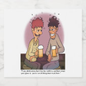 Étiquette Pour Bouteilles De Bière Les amis de la bière (Étiquettes simples)