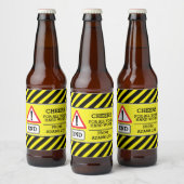 Étiquette Pour Bouteilles De Bière Les ouvriers du bâtiment qui font la fête terminen (Bouteilles)