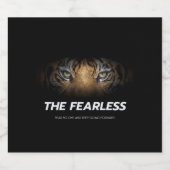 Étiquette Pour Bouteilles De Bière Les sans peur - Ne craignez personne et continuez (Étiquettes simples)