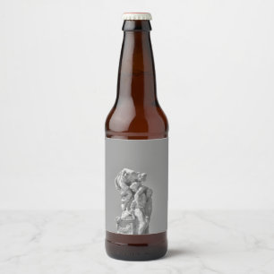 Étiquette Pour Bouteilles De Bière Les sculptures romaines dans la composition modern