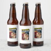 Étiquette Pour Bouteilles De Bière Live Laugh Lesbian (Bouteilles)