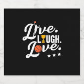 Étiquette Pour Bouteilles De Bière Live Lough Love Basketball (Étiquettes simples)