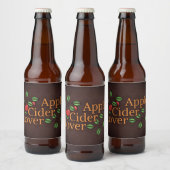 Étiquette Pour Bouteilles De Bière Lover de cidre de pomme (Bouteilles)