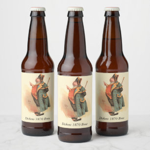 Étiquette Pour Bouteilles De Bière M. Bumble par Kyd, Oliver Twist de Charles Dickens