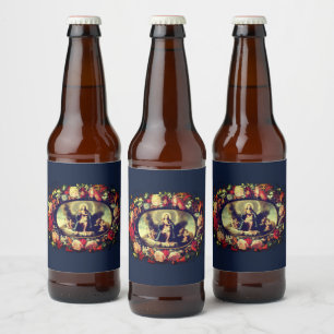 Étiquette Pour Bouteilles De Bière Madonna - Cor Maria - Virgin Mary