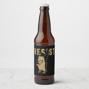 Étiquette Pour Bouteilles De Bière Manifestation contre les tarifs douaniers contre l