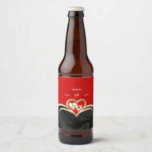 Étiquette Pour Bouteilles De Bière Mariage