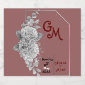 Étiquette Pour Bouteilles De Bière Mariage (Étiquettes simples)