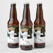 Étiquette Pour Bouteilles De Bière Mariage avec photo (Bouteilles)