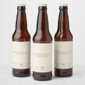 Étiquette Pour Bouteilles De Bière Mariage moderne Limoncello Favoriser petite boutei (Bouteilles)