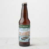 Étiquette Pour Bouteilles De Bière Mariage vénitien (Devant)