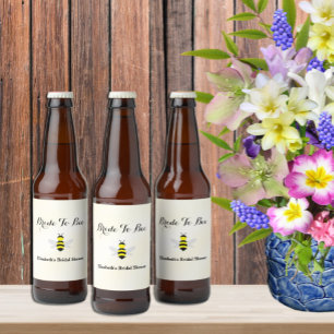 Étiquette Pour Bouteilles De Bière Mariée à être Salle de Mariage