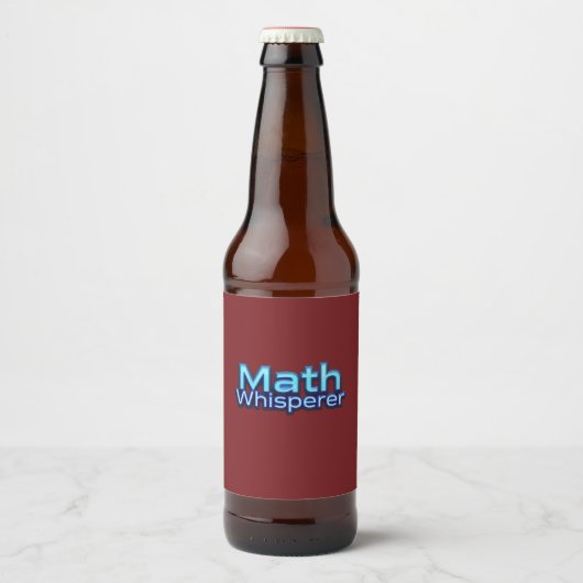 Étiquette Pour Bouteilles De Bière Math Whispere (Devant)