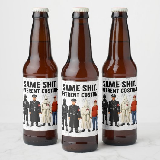 Étiquette Pour Bouteilles De Bière Même Costume Différent (Bouteilles)