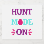 Étiquette Pour Bouteilles De Bière Mode Chasse Sur Citation Amusante Joyeux Oeuf Du D (Étiquettes simples)