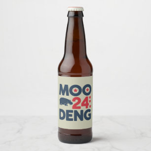 Étiquette Pour Bouteilles De Bière Moo Deng 2024 Moo Deng Moo Deng Cute Baby Hippo