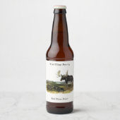 Étiquette Pour Bouteilles De Bière Moose Deer (Moose - Alces alces) par Audubon (Devant)