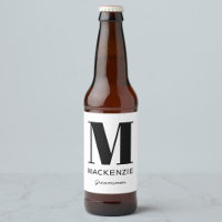 Nom du monogramme Groomsman