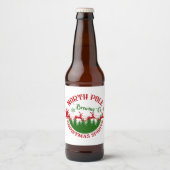 Étiquette Pour Bouteilles De Bière North Pole Brewing Company  (Devant)
