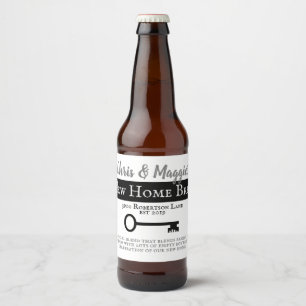 Étiquette Pour Bouteilles De Bière Nouvelles acclamations de maison