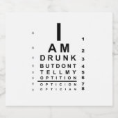 Étiquette Pour Bouteilles De Bière Organigramme drôle (Étiquettes simples)