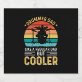 Étiquette Pour Bouteilles De Bière Papa batteur (Étiquettes simples)