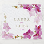 Étiquette Pour Bouteilles De Bière Paradis des orchidées, Floral (Étiquettes simples)