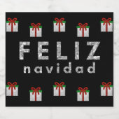 Étiquette Pour Bouteilles De Bière Parties scintillant cadeau de Noël (Étiquettes simples)